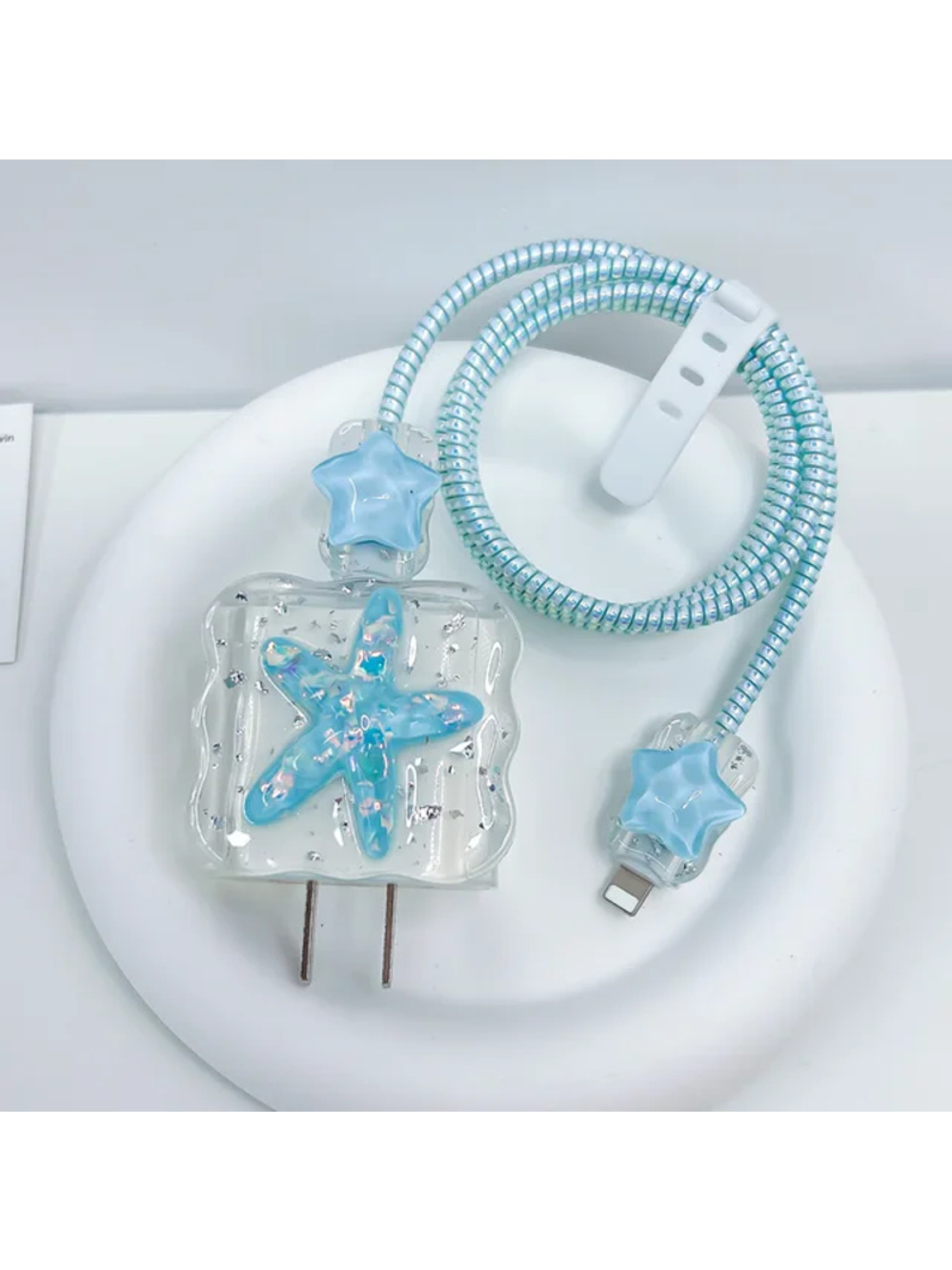 Starfish Ocean iPhone Charger Cable Protector P35